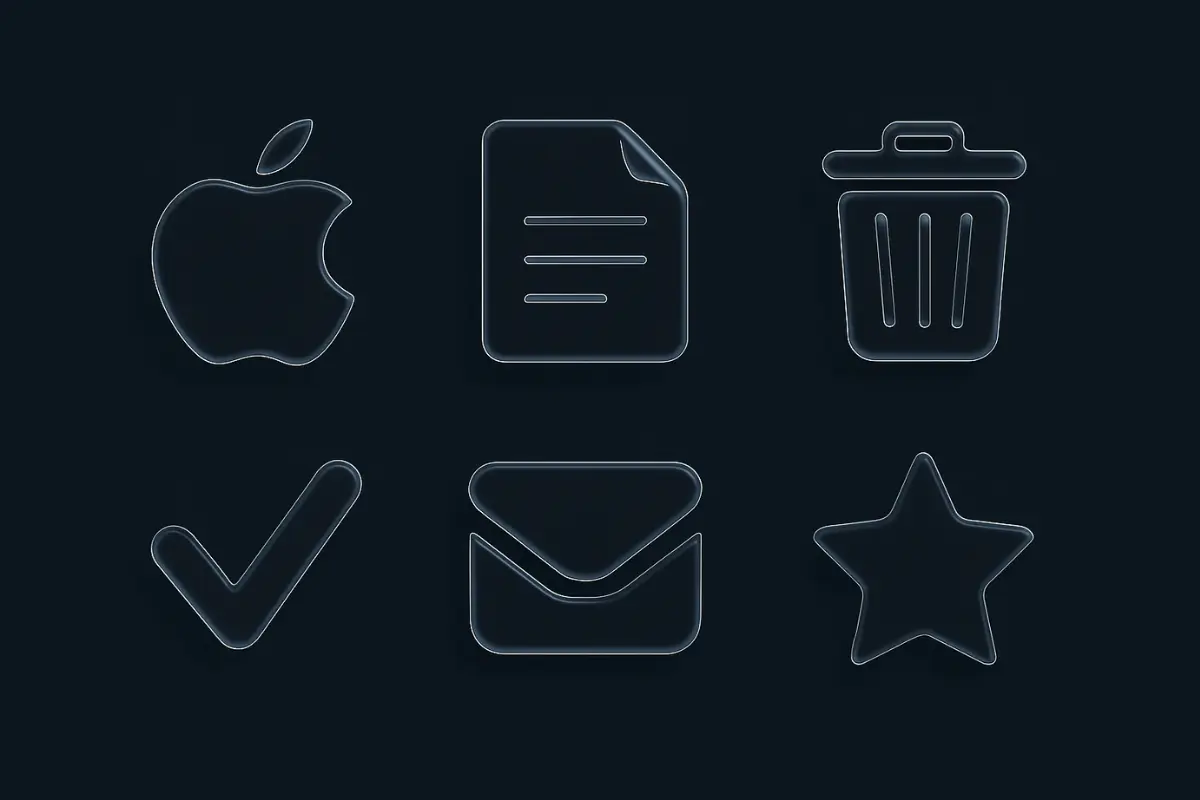 Generate Liquid Glass Icons easily