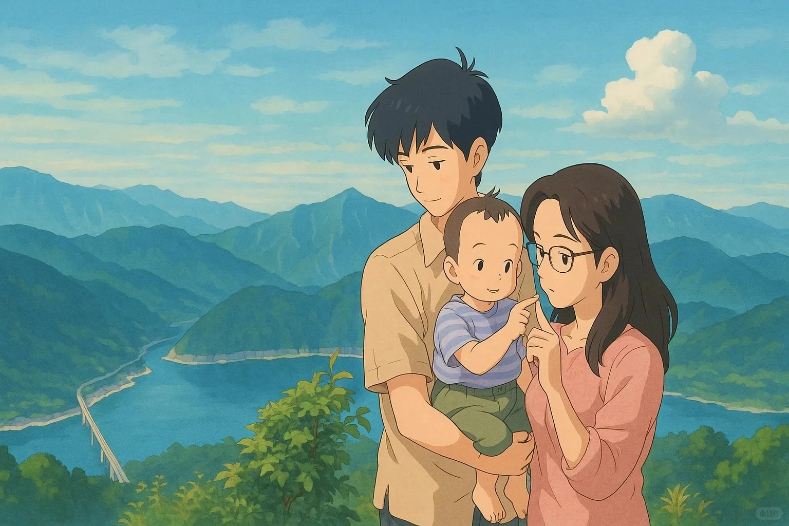 ai photo with Ghibli sytle created by heyimg.net