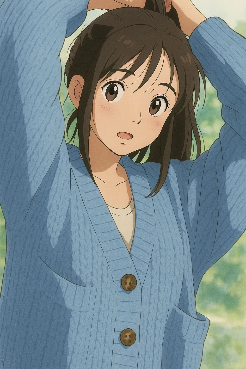 ai photo with Ghibli sytle created by heyimg.net