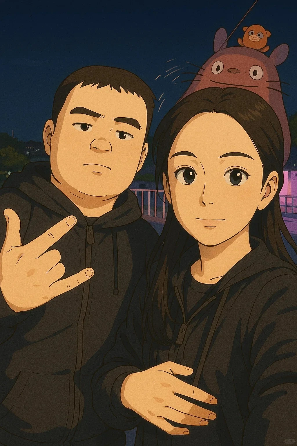 ai photo with Ghibli sytle created by heyimg.net