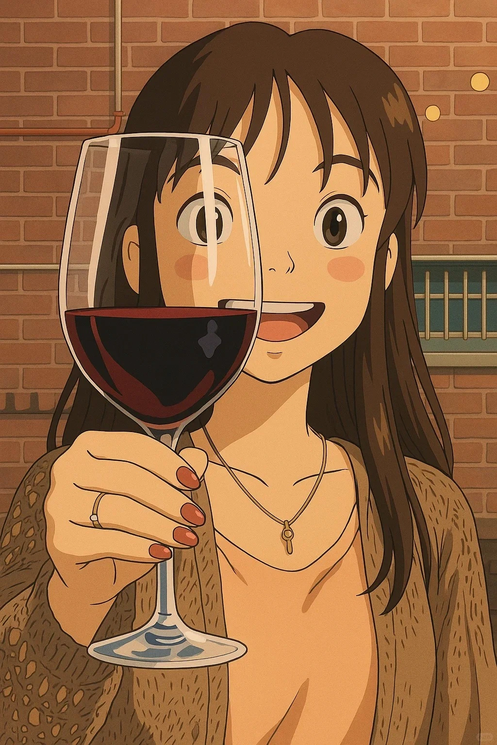 ai photo with Ghibli sytle created by heyimg.net