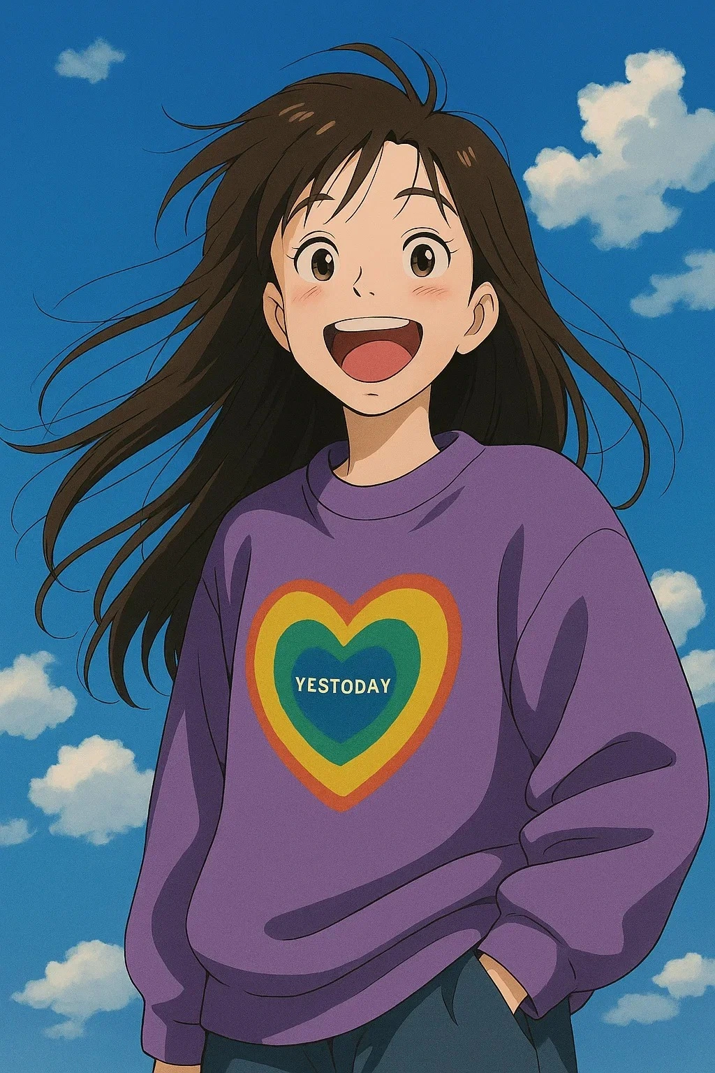 ai photo with Ghibli sytle created by heyimg.net