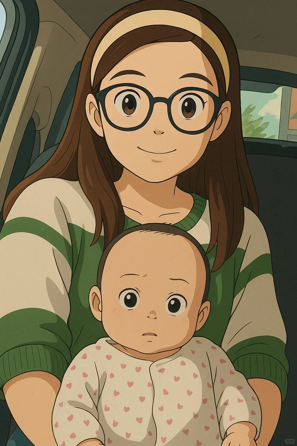 ai photo with Ghibli sytle created by heyimg.net