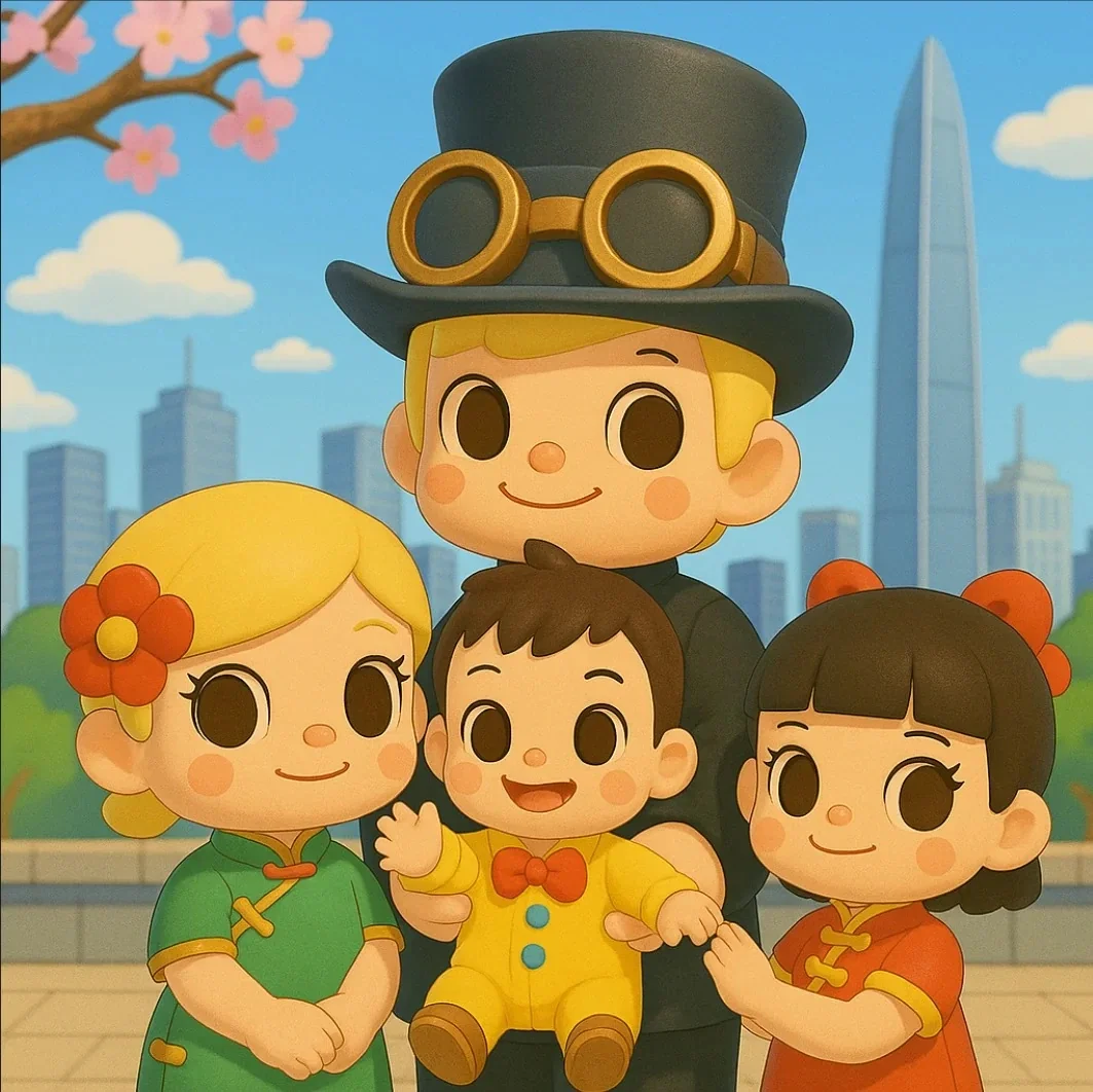 family ai photo with Molly style created by heyimg.net