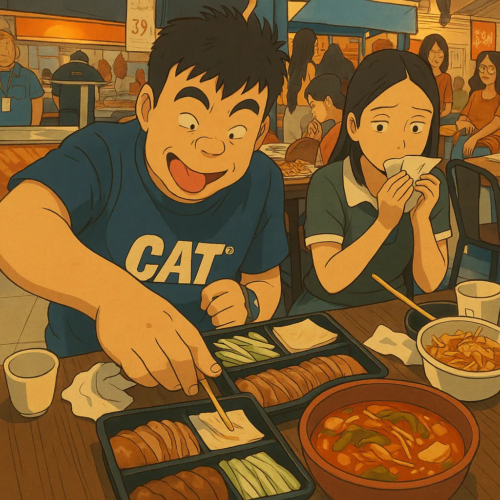 family ai photo with Ghibli style created by heyimg.net